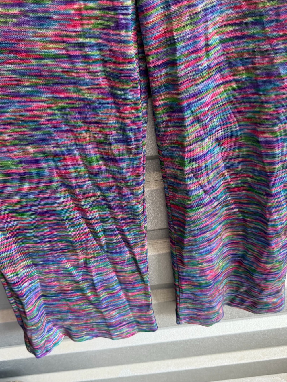 missoni vintage 70s shimmer wide leg pants - Picture 4 of 9